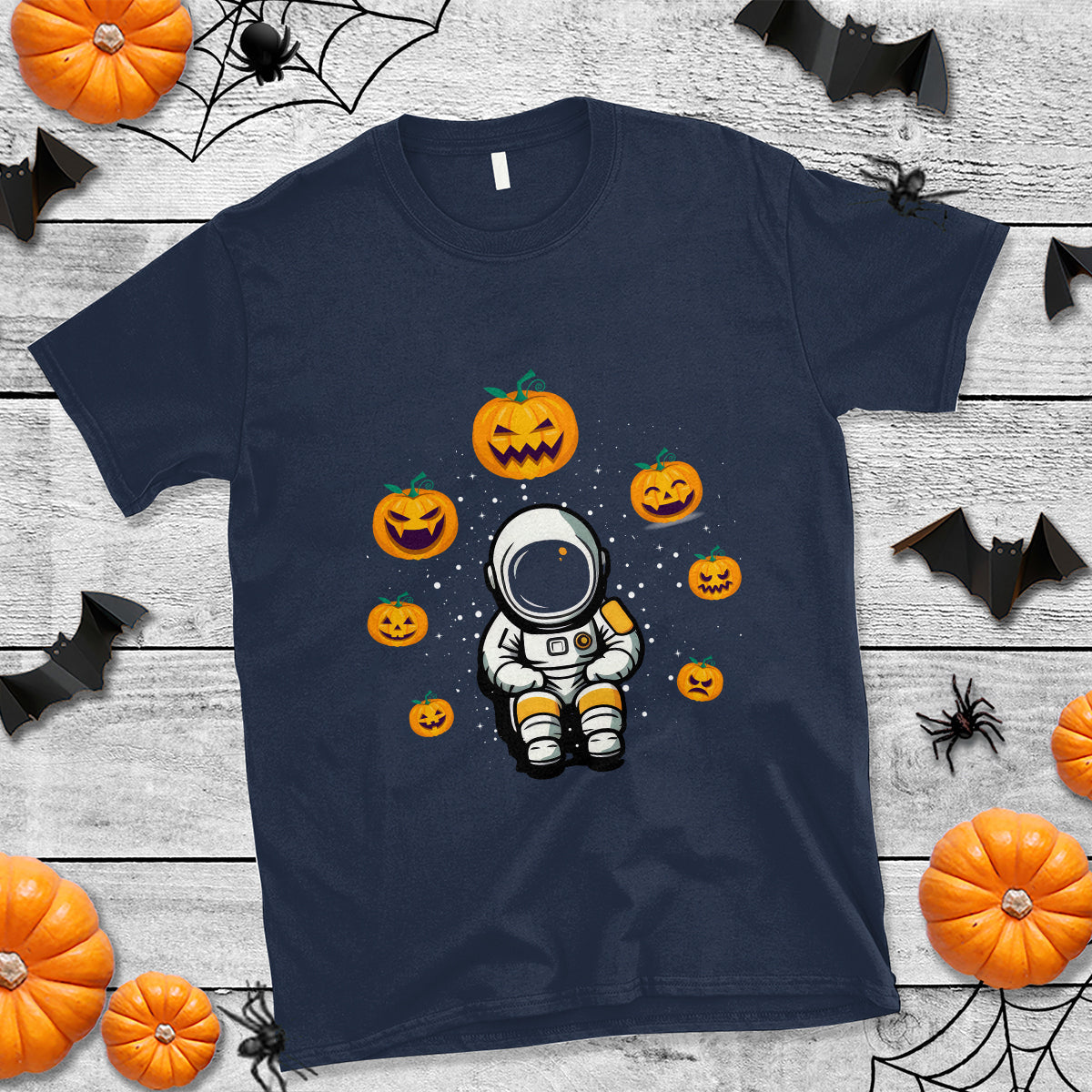 halloween-astronaut-t-shirt-scary-pumpkin-universe-outer-space-halloween-costume