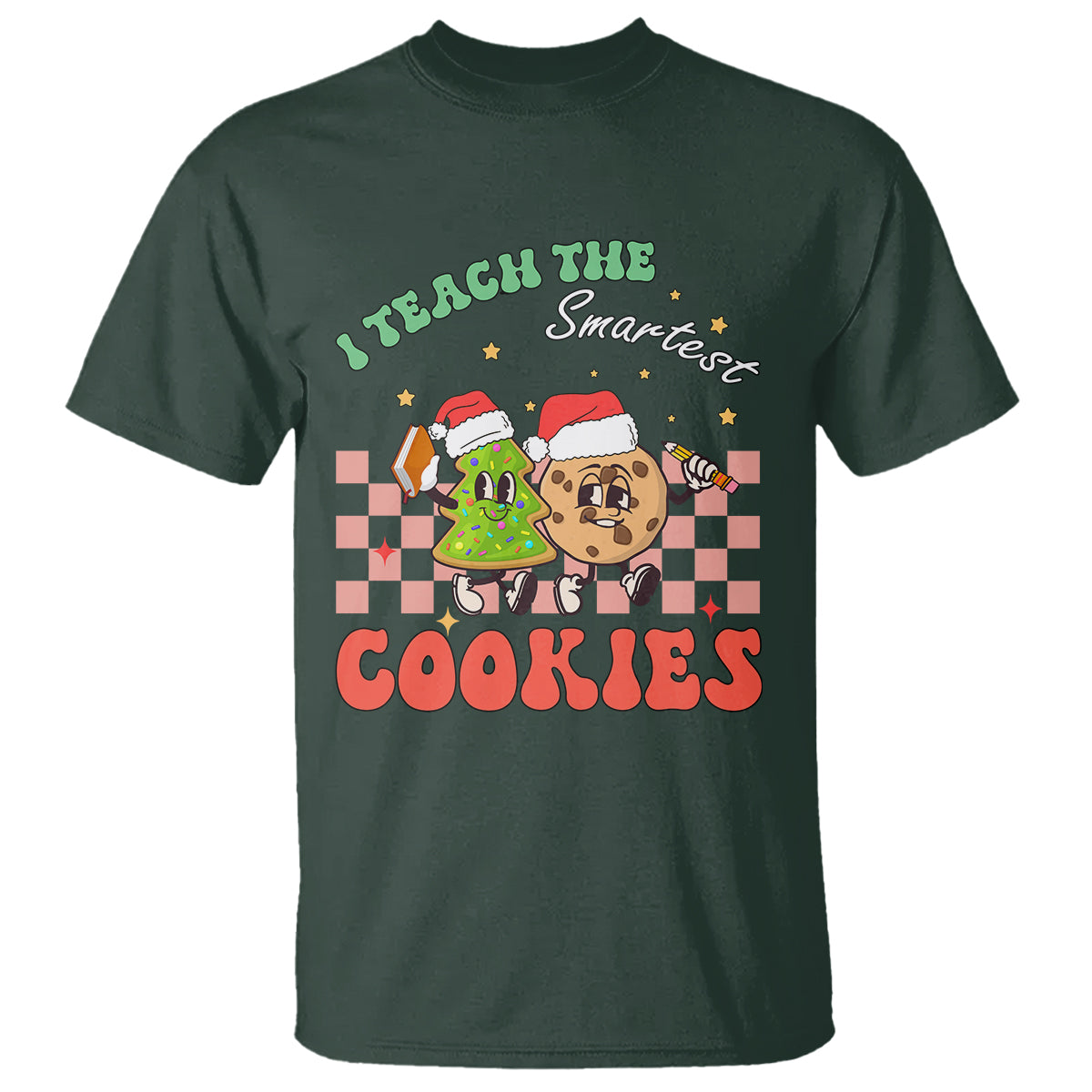 teacher-christmas-t-shirt-i-teach-the-smartest-cookies-retro-groovy-xmas-cookies-1