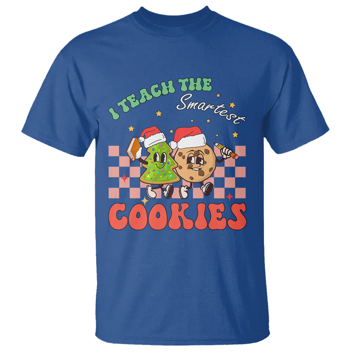 teacher-christmas-t-shirt-i-teach-the-smartest-cookies-retro-groovy-xmas-cookies-1