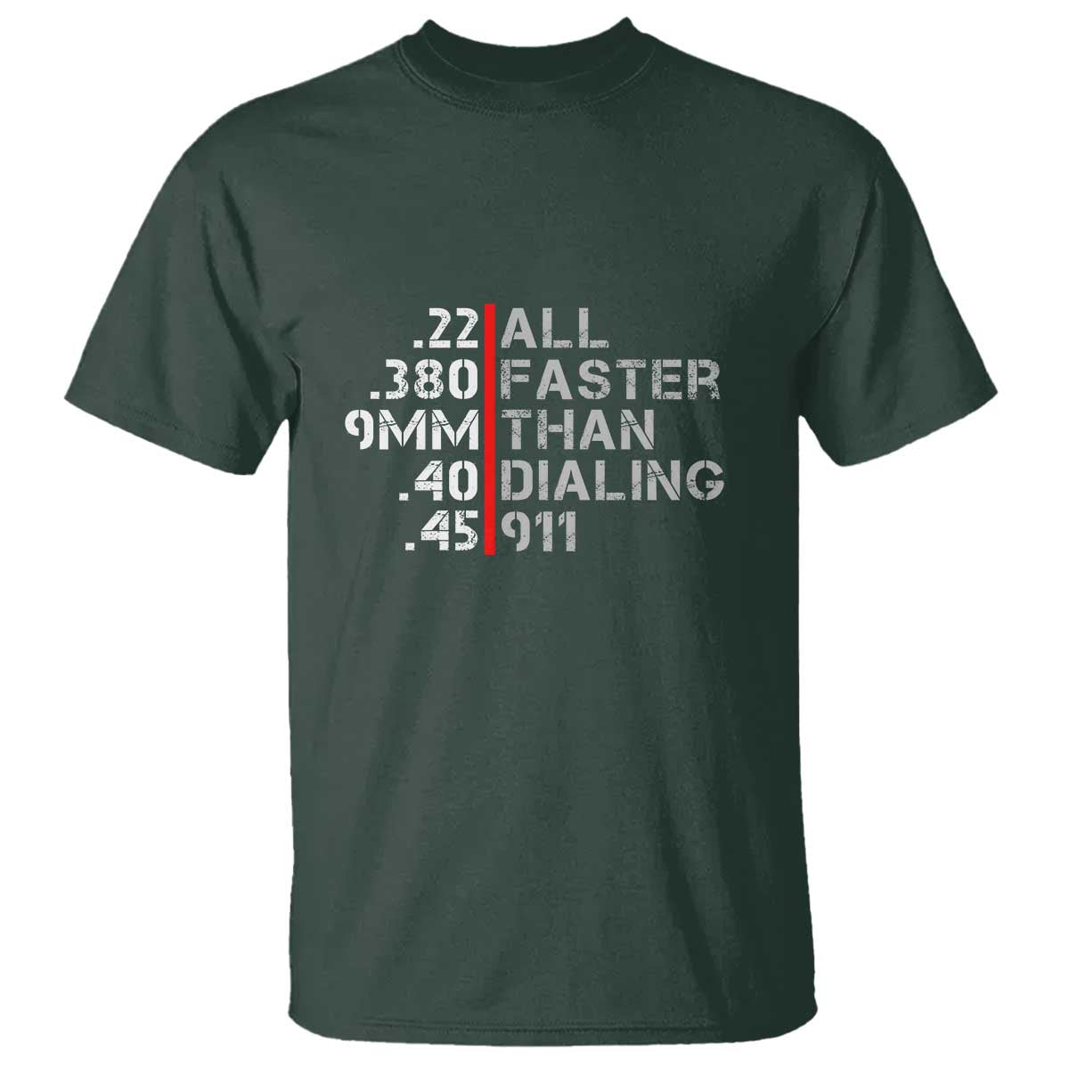funny-gun-owner-t-shirt-faster-than-dialing-911-bullet-diameter