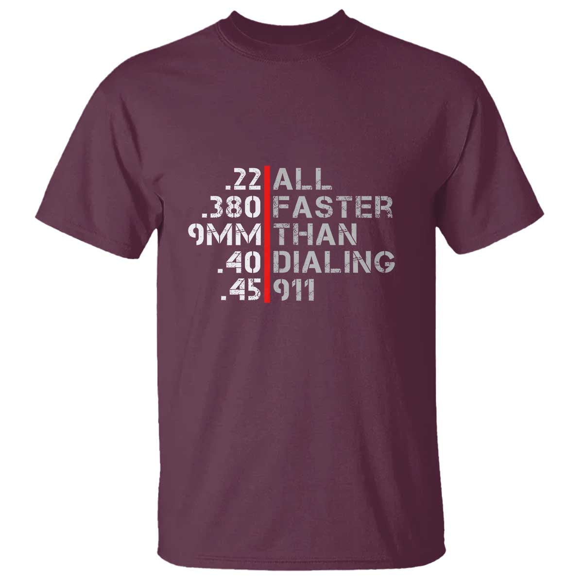 funny-gun-owner-t-shirt-faster-than-dialing-911-bullet-diameter