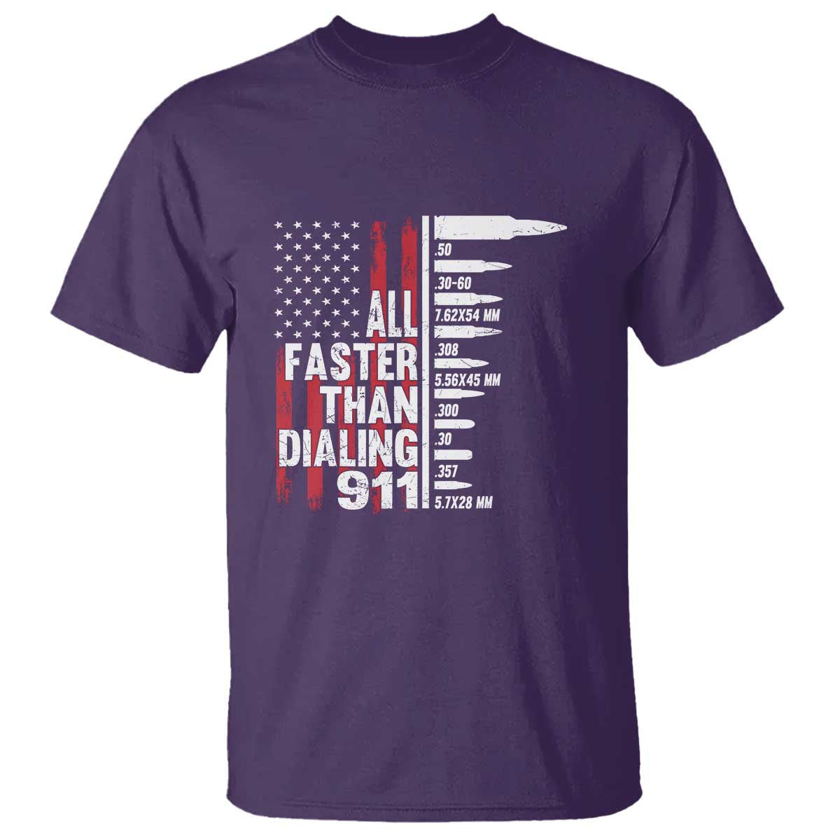 funny-gun-lover-t-shirt-all-faster-than-dialing-911-bullets-american-flag
