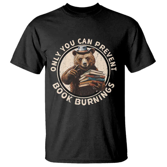 funny-books-lover-bear-t-shirt-only-you-can-prevent-book-burnings