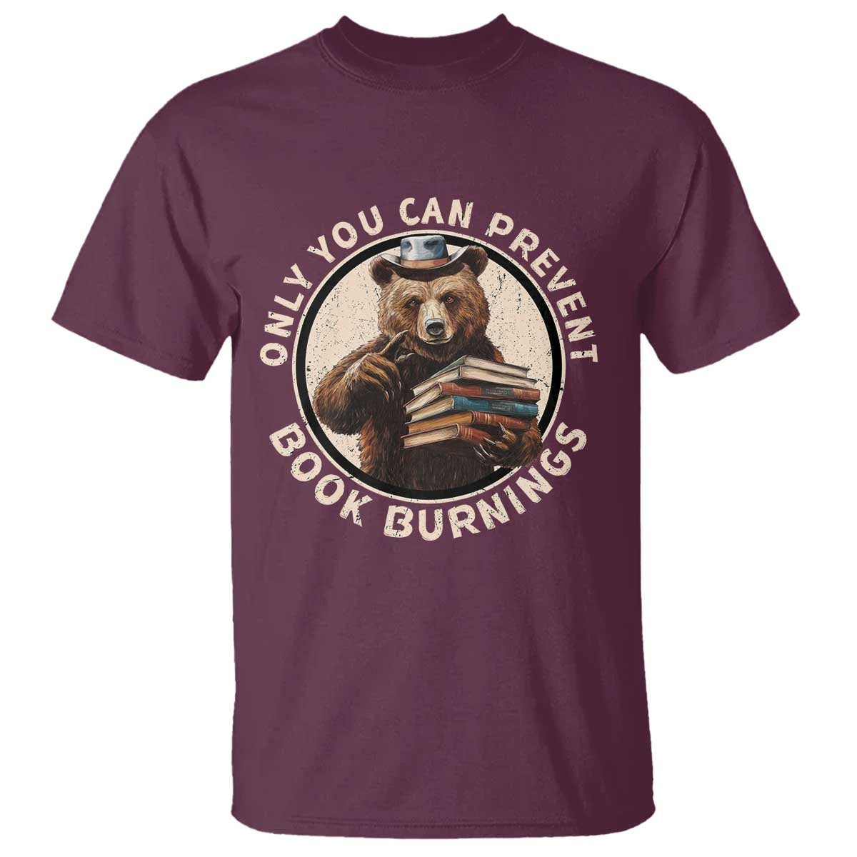 funny-books-lover-bear-t-shirt-only-you-can-prevent-book-burnings