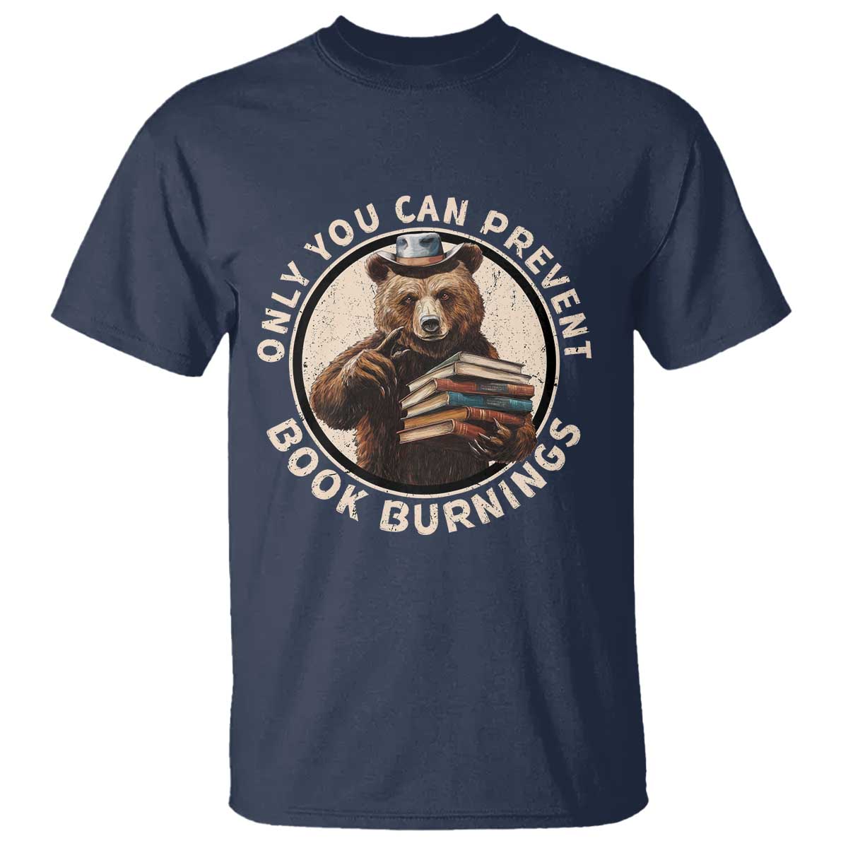 funny-books-lover-bear-t-shirt-only-you-can-prevent-book-burnings