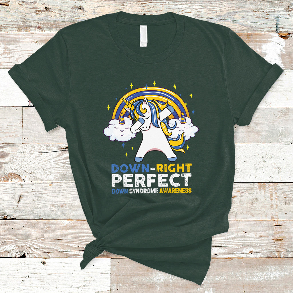 down-right-perfect-cute-unicorn-down-syndrome-awareness-inspirational-trisomy-21-extra-chromosome-down-syndrome-shirt-t-shirt-ts02
