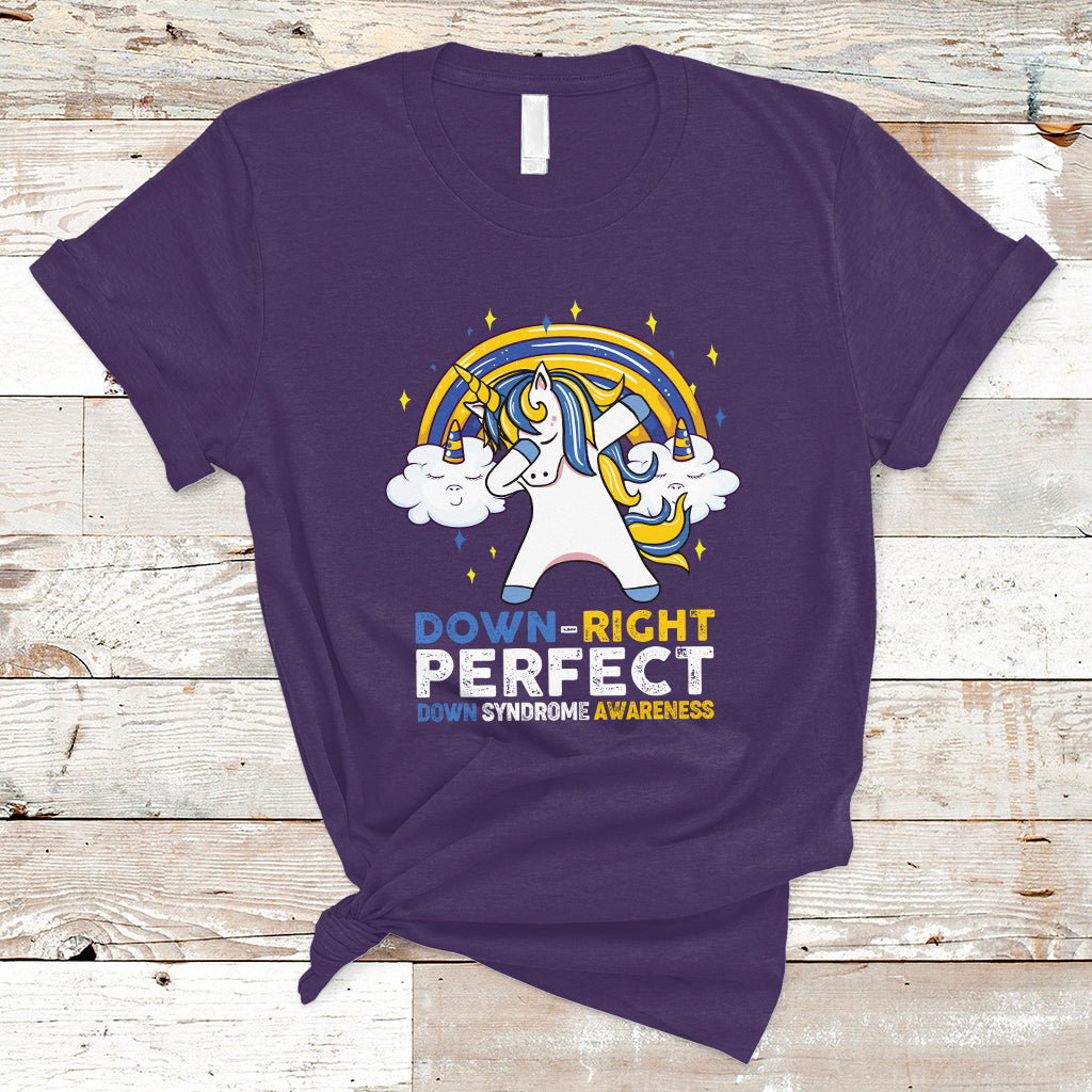 down-right-perfect-cute-unicorn-down-syndrome-awareness-inspirational-trisomy-21-extra-chromosome-down-syndrome-shirt-t-shirt-ts02