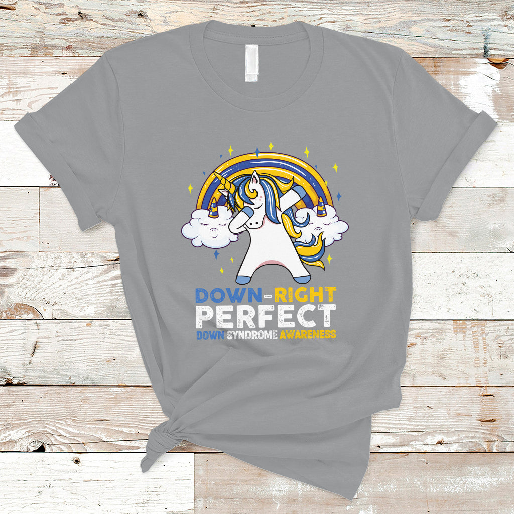 down-right-perfect-cute-unicorn-down-syndrome-awareness-inspirational-trisomy-21-extra-chromosome-down-syndrome-shirt-t-shirt-ts02