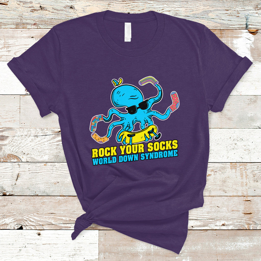 rock-your-socks-funny-octopus-world-down-syndrome-awareness-inspirational-trisomy-21-extra-chromosome-down-syndrome-shirt-t-shirt-ts02