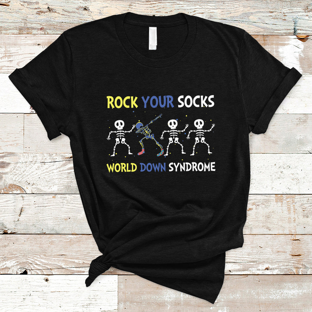 rock-your-socks-funny-skeleton-world-down-syndrome-awareness-inspirational-trisomy-21-extra-chromosome-down-syndrome-shirt-t-shirt-ts02