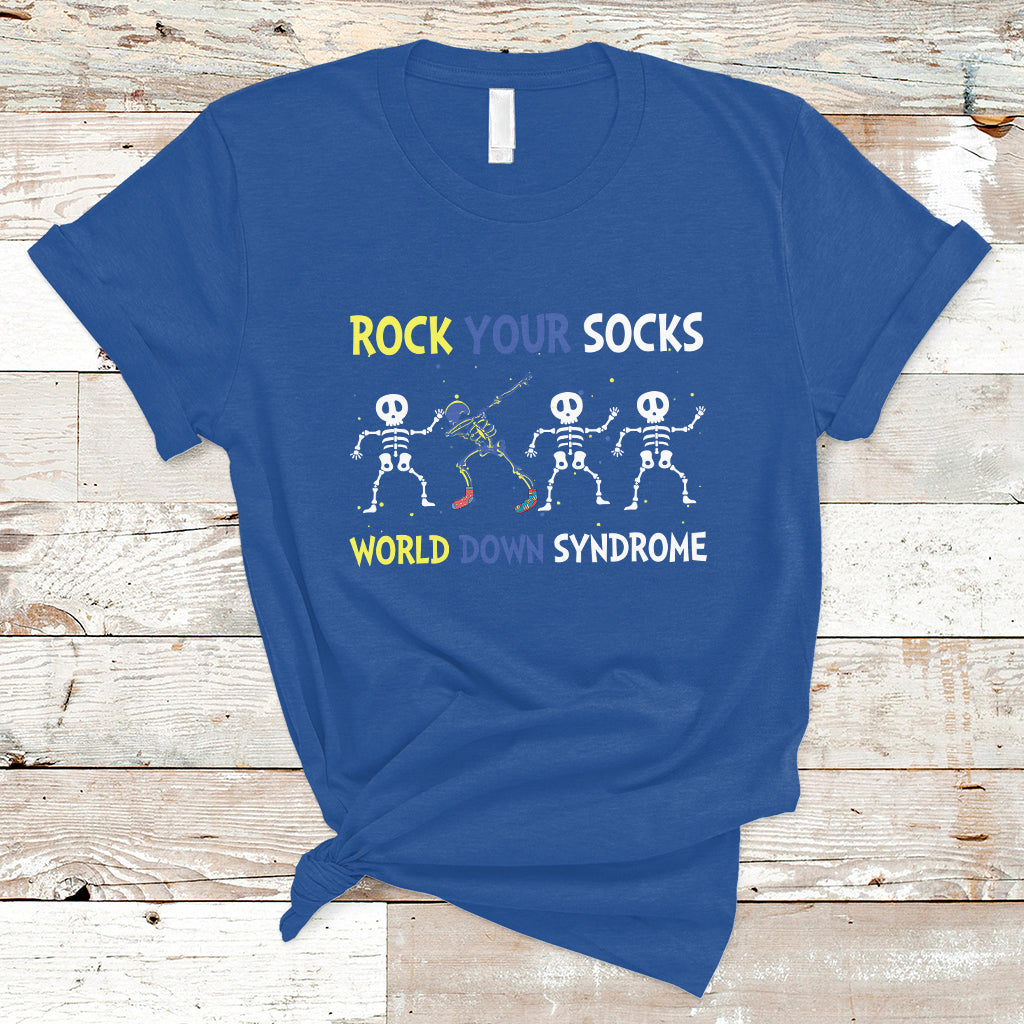 rock-your-socks-funny-skeleton-world-down-syndrome-awareness-inspirational-trisomy-21-extra-chromosome-down-syndrome-shirt-t-shirt-ts02