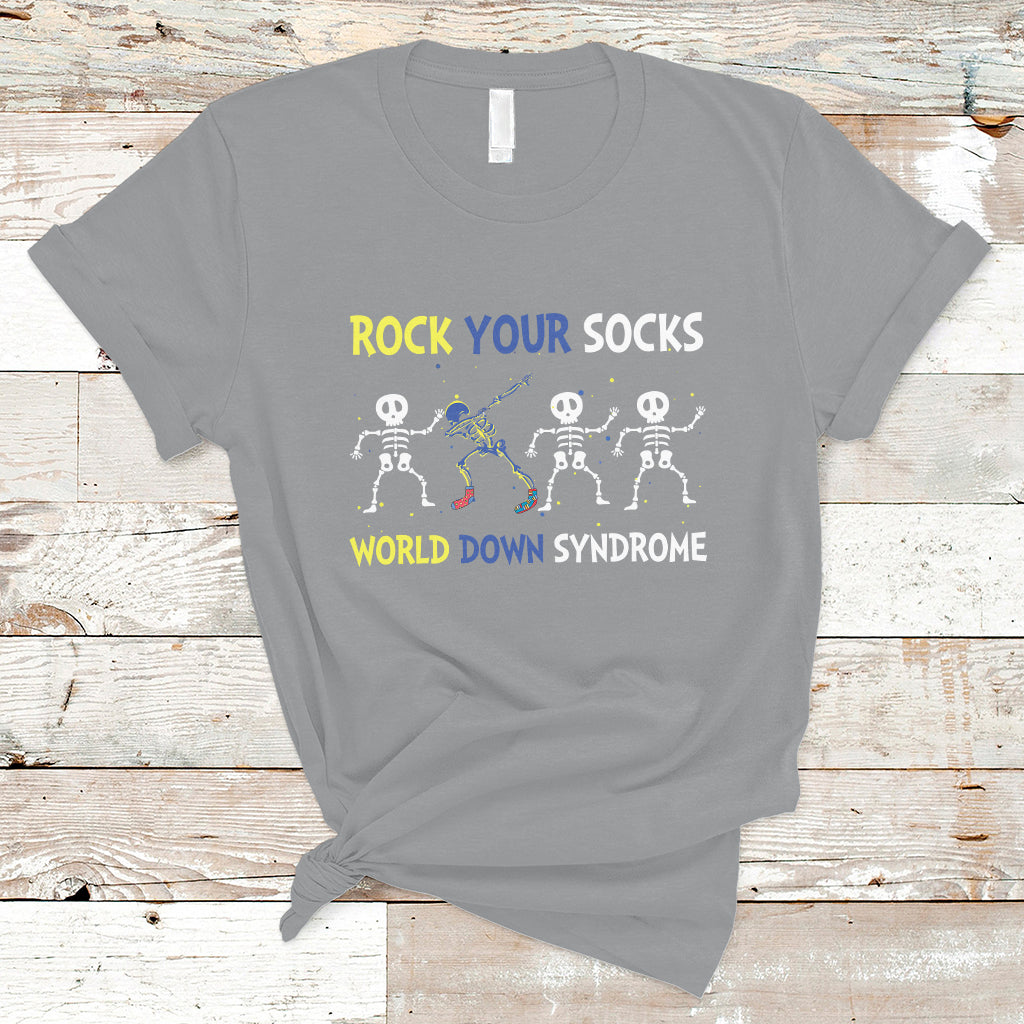rock-your-socks-funny-skeleton-world-down-syndrome-awareness-inspirational-trisomy-21-extra-chromosome-down-syndrome-shirt-t-shirt-ts02