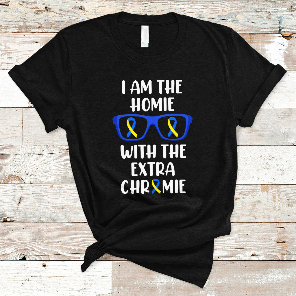 down-syndrome-i-am-the-homie-with-an-extra-chromie-blue-and-yellow-ribbon-extra-trisomy-21-raise-awareness-inspirational-matching-t-shirt-ts02