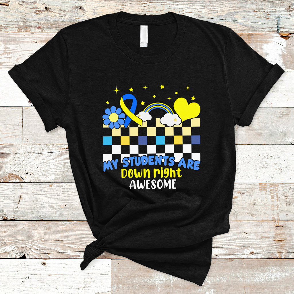 down-syndrome-retro-groovy-my-students-are-down-right-awesome-support-raise-awareness-teacher-t-shirt-ts02