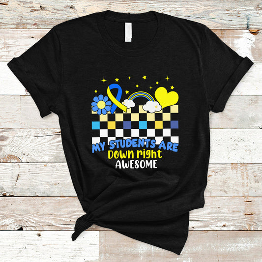 down-syndrome-retro-groovy-my-students-are-down-right-awesome-support-raise-awareness-teacher-t-shirt-ts02