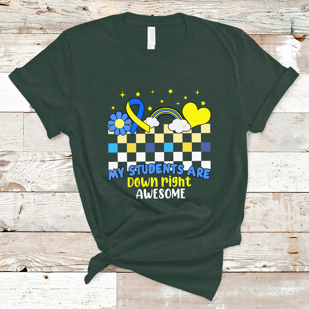 down-syndrome-retro-groovy-my-students-are-down-right-awesome-support-raise-awareness-teacher-t-shirt-ts02