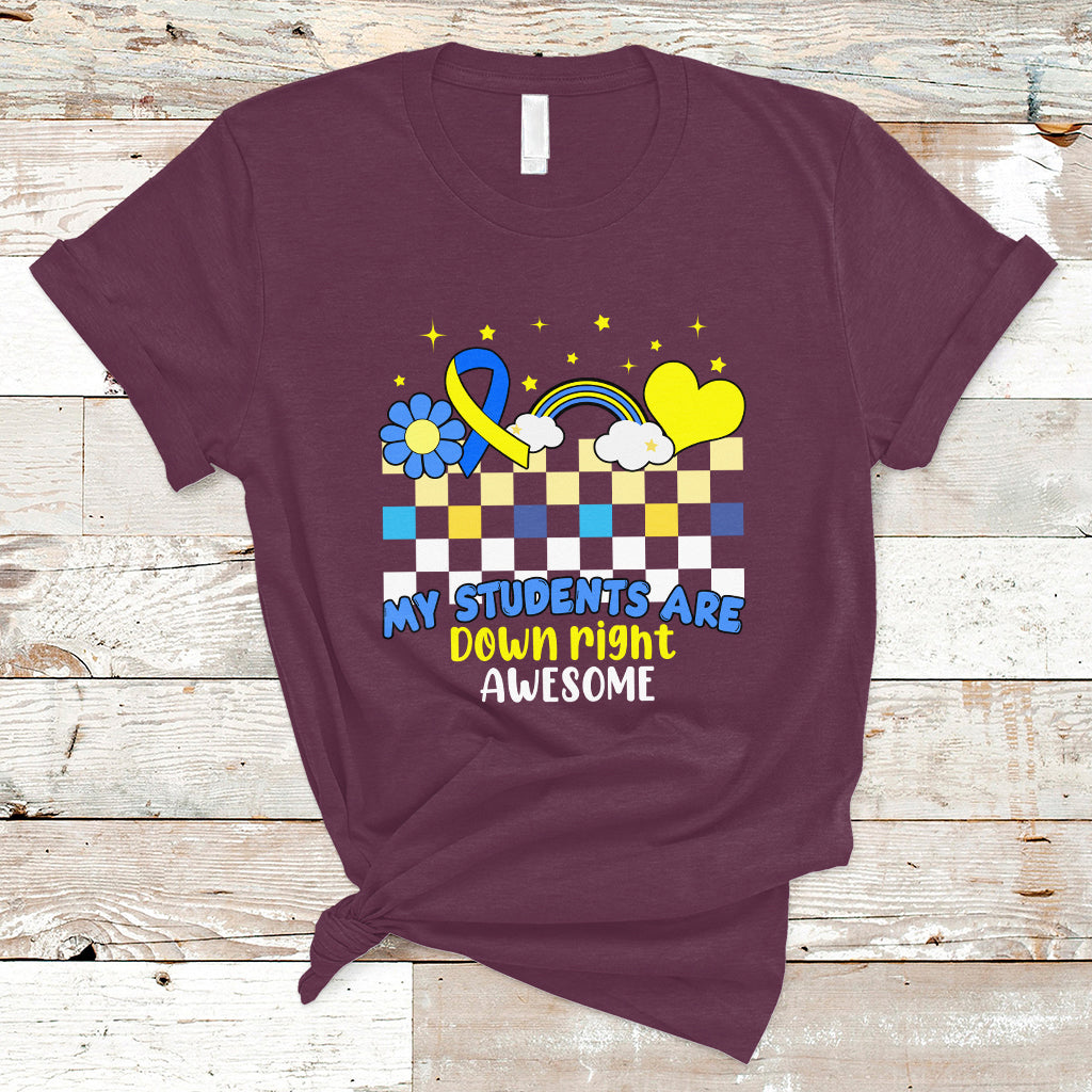 down-syndrome-retro-groovy-my-students-are-down-right-awesome-support-raise-awareness-teacher-t-shirt-ts02