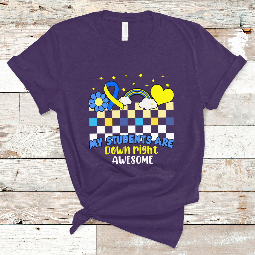 down-syndrome-retro-groovy-my-students-are-down-right-awesome-support-raise-awareness-teacher-t-shirt-ts02