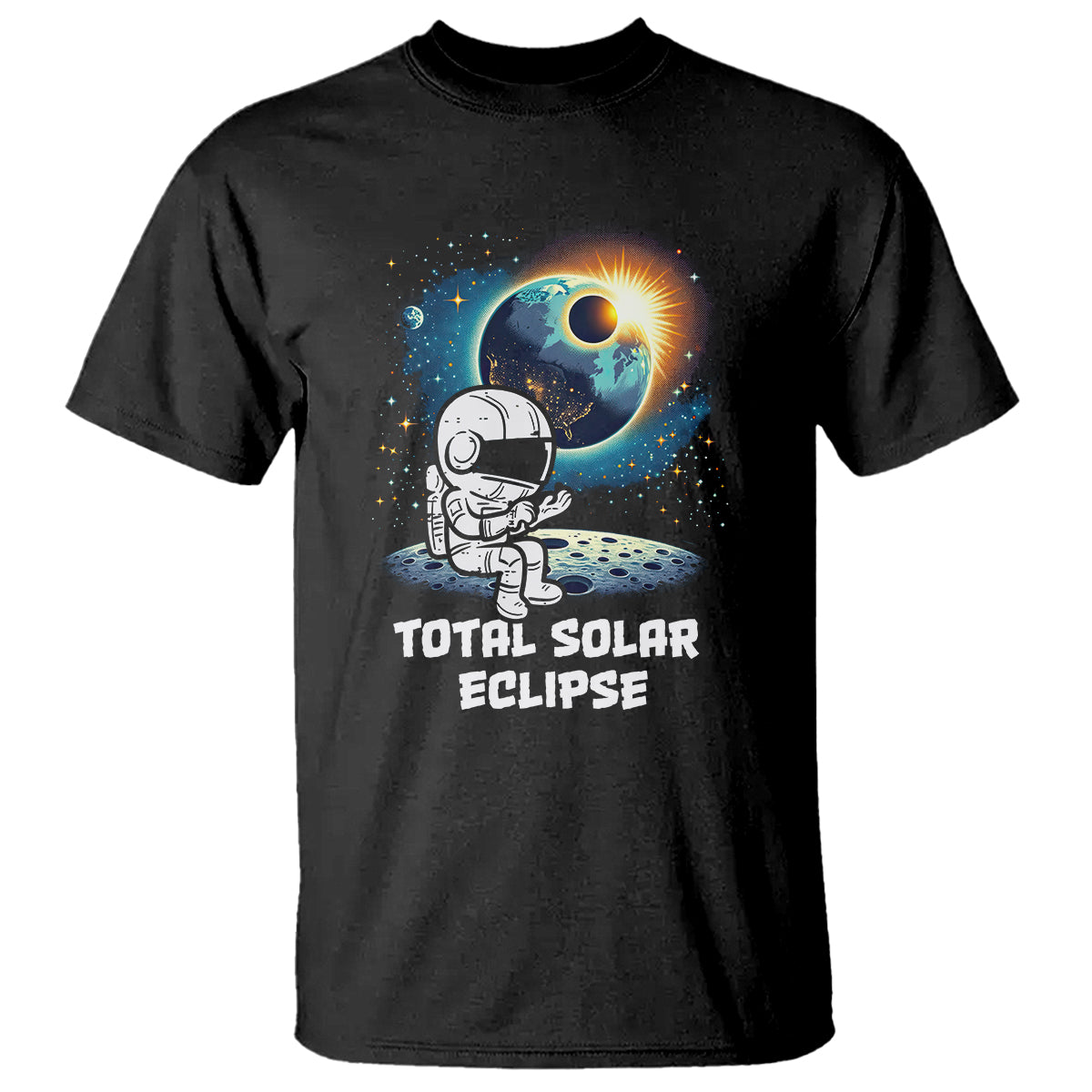 astronaut-total-solar-eclipse-t-shirt