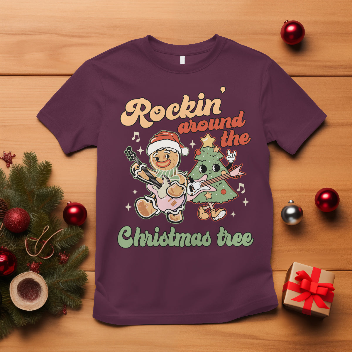 groovy-christmas-t-shirt-rockin-around-the-xmas-tree-groovy-gingerbread-man