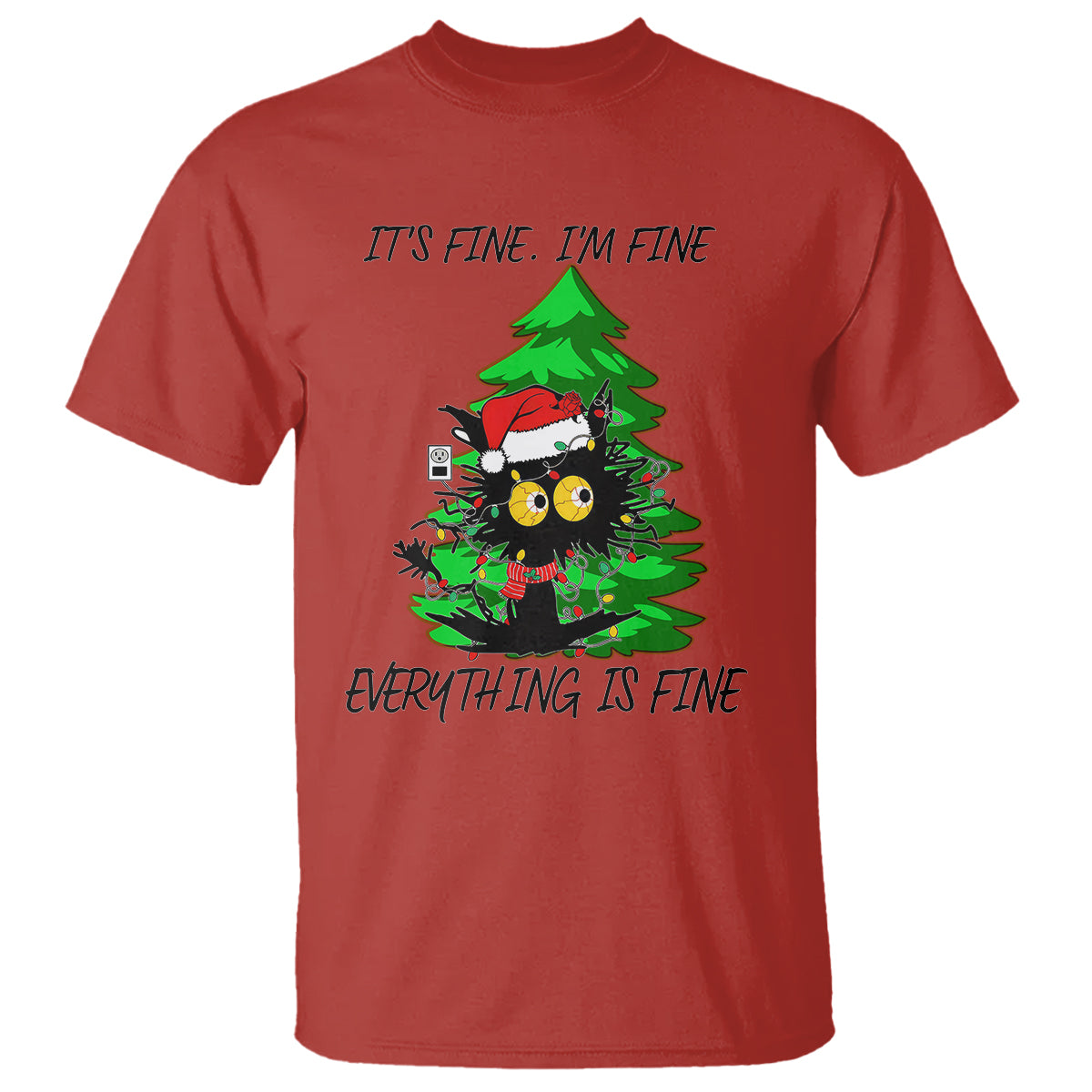 black-cat-christmas-t-shirt-its-fine-im-fine-everthing-is-fine-funny-xmas