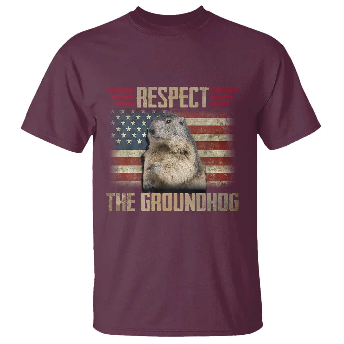 groundhog-meteorology-t-shirt-respect-the-groundhog-woodchuck-photo-groundhog-day