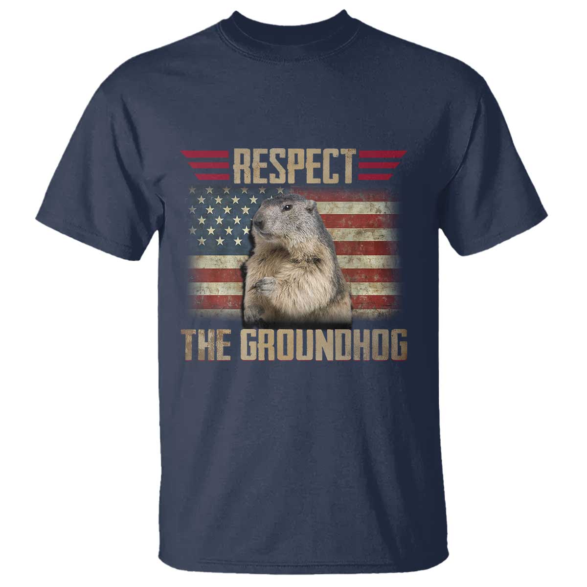 groundhog-meteorology-t-shirt-respect-the-groundhog-woodchuck-photo-groundhog-day