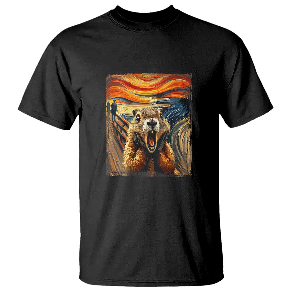 funny-scream-groundhog-t-shirt-woddchuck-day