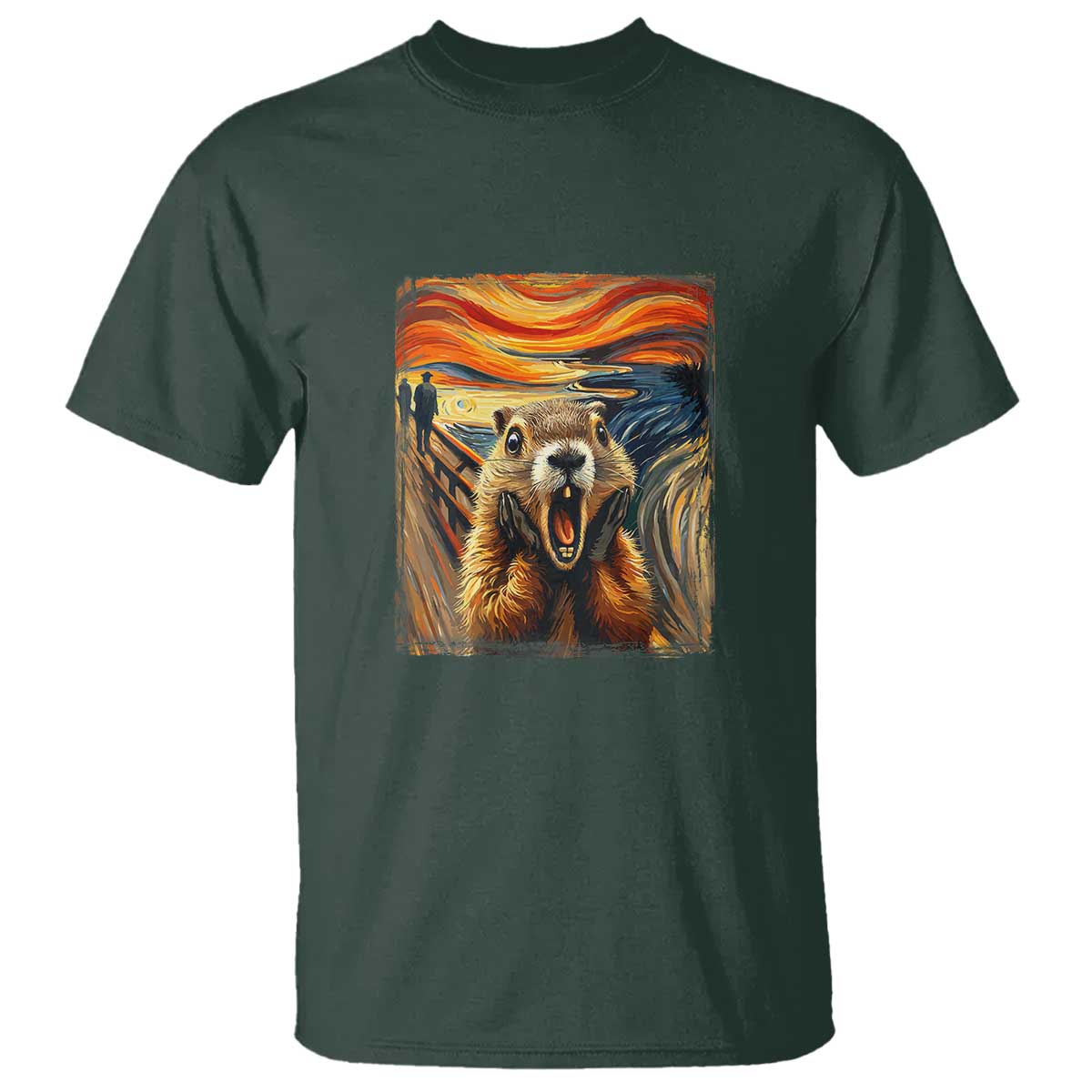 funny-scream-groundhog-t-shirt-woddchuck-day