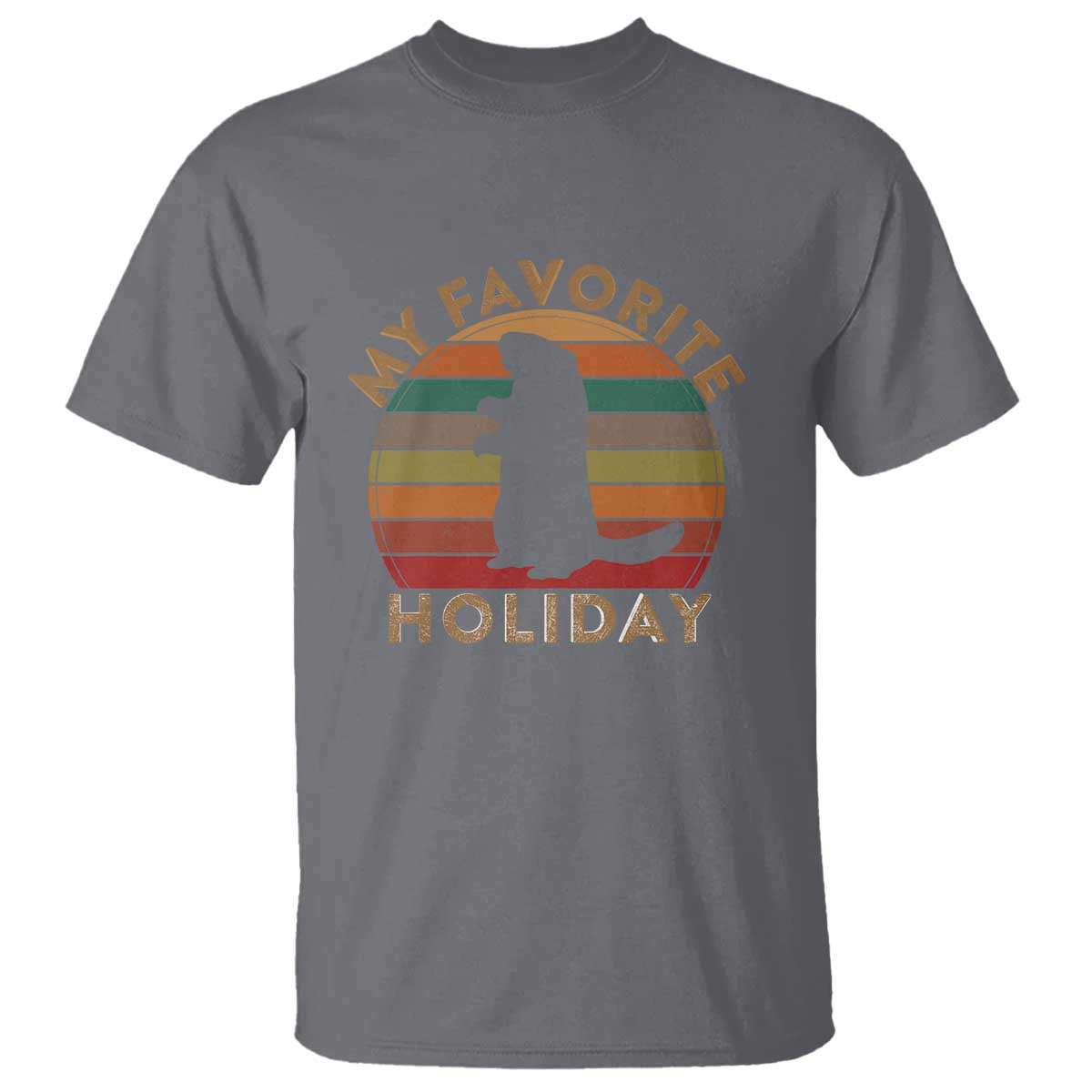 groundhog-day-t-shirt-my-favorite-holiday-ground-hog-shadow-retro-sunset