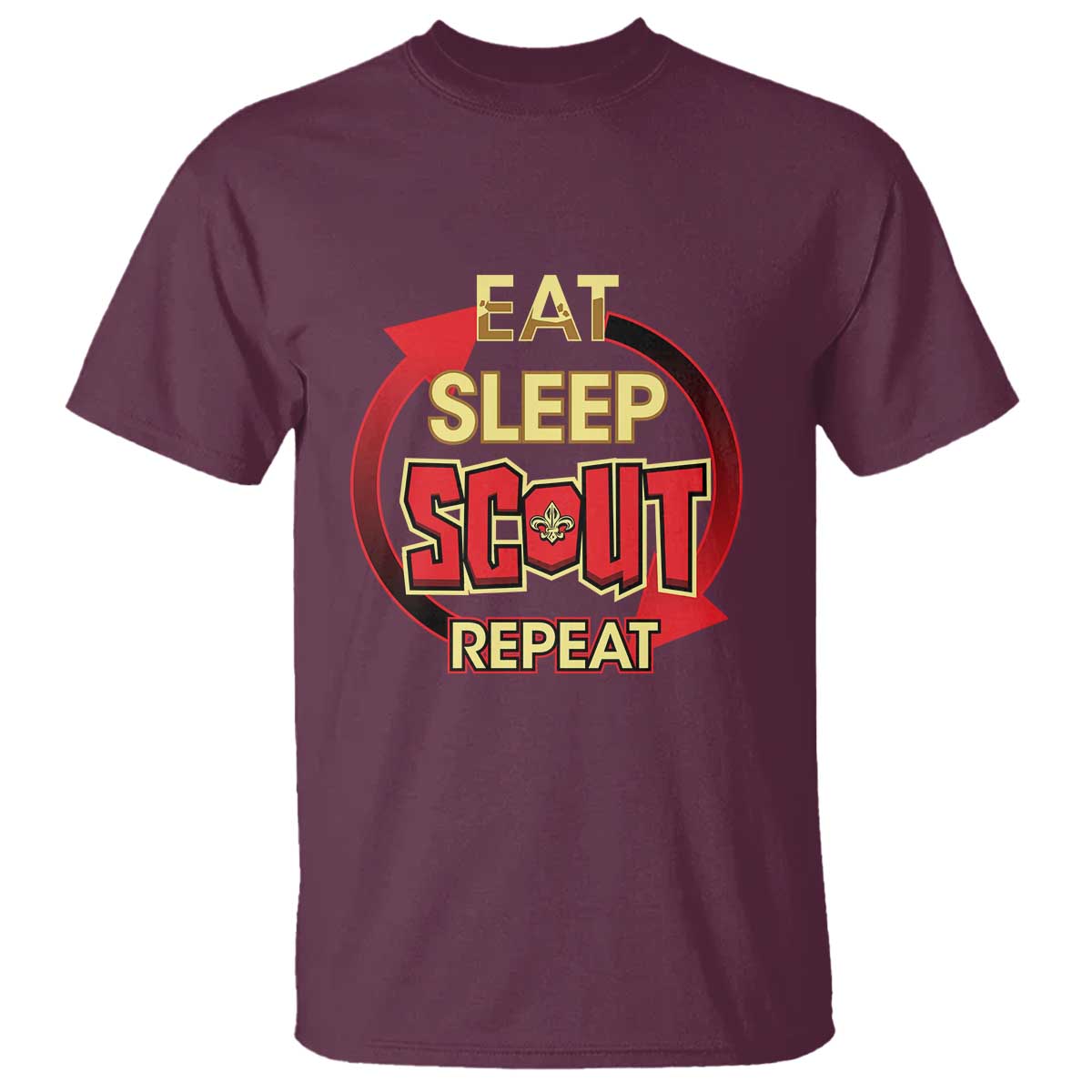 funny-scout-t-shirt-eat-sleep-scout-repeat-scouting-lovers-camping-hiking-outdoors