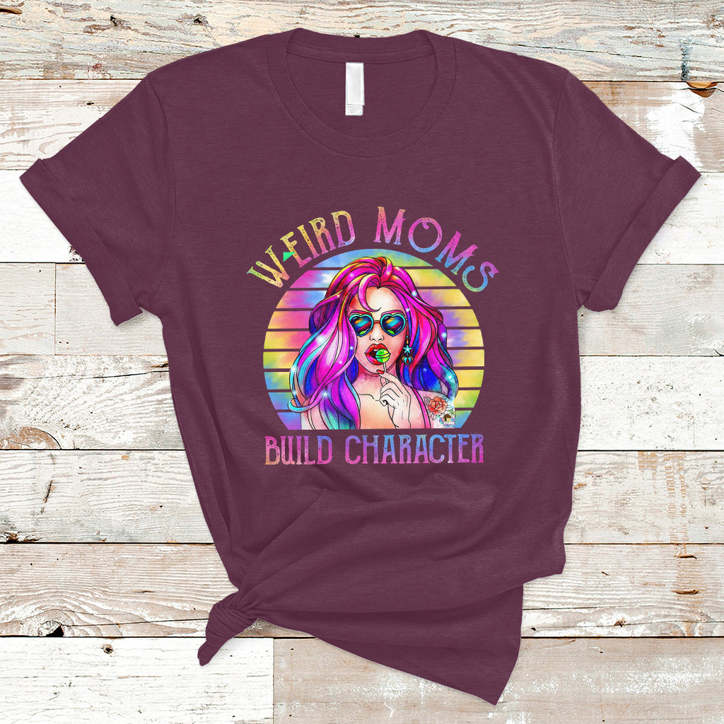 funny-mom-life-mothers-day-retro-weird-moms-build-character-cool-tattoo-mom-tie-dye-t-shirt-ts02