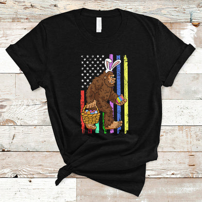 funny-bigfoot-lover-patriotic-bigfoot-in-bunny-costume-egg-hunting-halloween-costume-for-kids-boys-girls-t-shirt-ts02