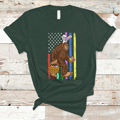 funny-bigfoot-lover-patriotic-bigfoot-in-bunny-costume-egg-hunting-halloween-costume-for-kids-boys-girls-t-shirt-ts02