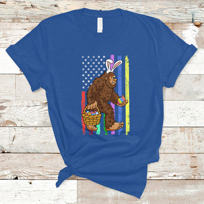 funny-bigfoot-lover-patriotic-bigfoot-in-bunny-costume-egg-hunting-halloween-costume-for-kids-boys-girls-t-shirt-ts02