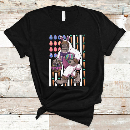 funny-bigfoot-lover-apparel-bigfoot-in-bunny-costume-egg-hunting-halloween-costume-for-kids-boys-girls-t-shirt-ts02