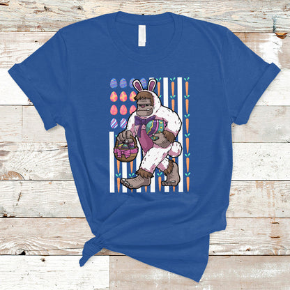funny-bigfoot-lover-apparel-bigfoot-in-bunny-costume-egg-hunting-halloween-costume-for-kids-boys-girls-t-shirt-ts02