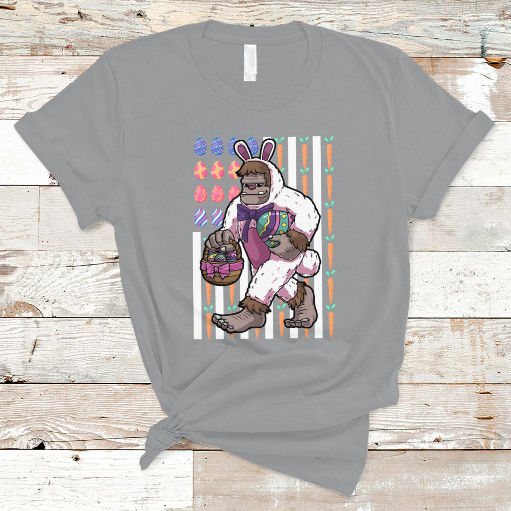 funny-bigfoot-lover-apparel-bigfoot-in-bunny-costume-egg-hunting-halloween-costume-for-kids-boys-girls-t-shirt-ts02
