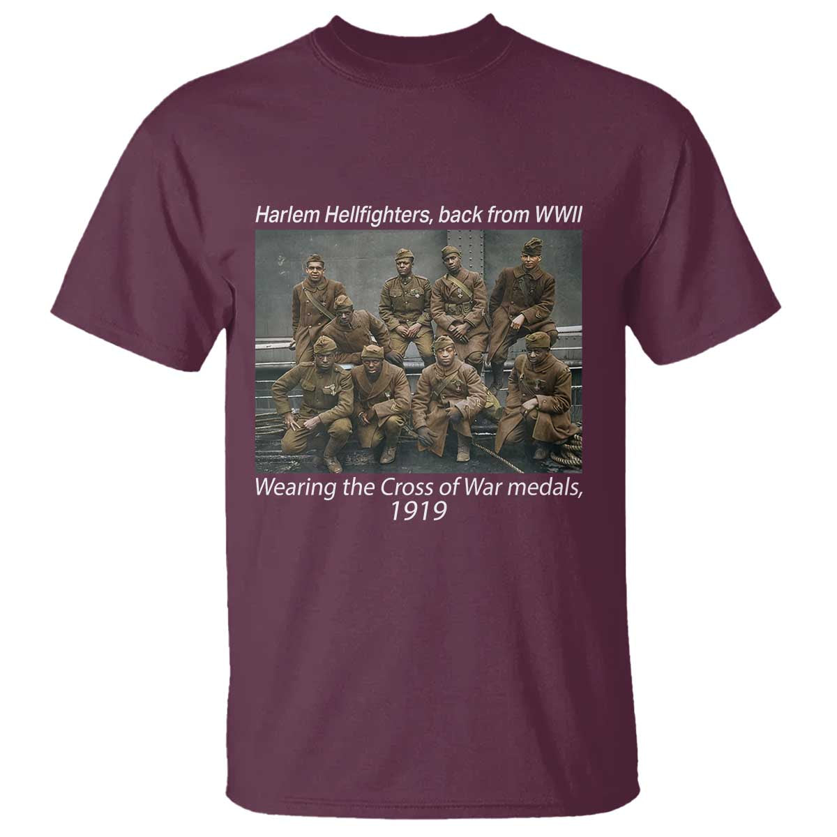 harlem-hellfighters-1919-wwii-heroes-t-shirt-cross-of-war-medal-tribute-african-american-black-history