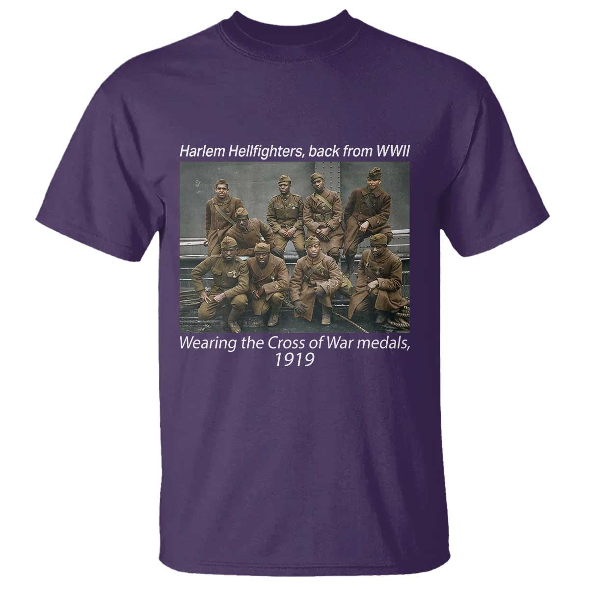 harlem-hellfighters-1919-wwii-heroes-t-shirt-cross-of-war-medal-tribute-african-american-black-history