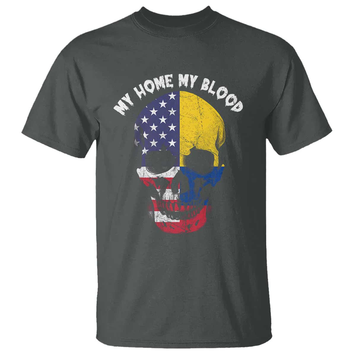 colombian-american-skull-t-shirt-my-home-my-blood-flags