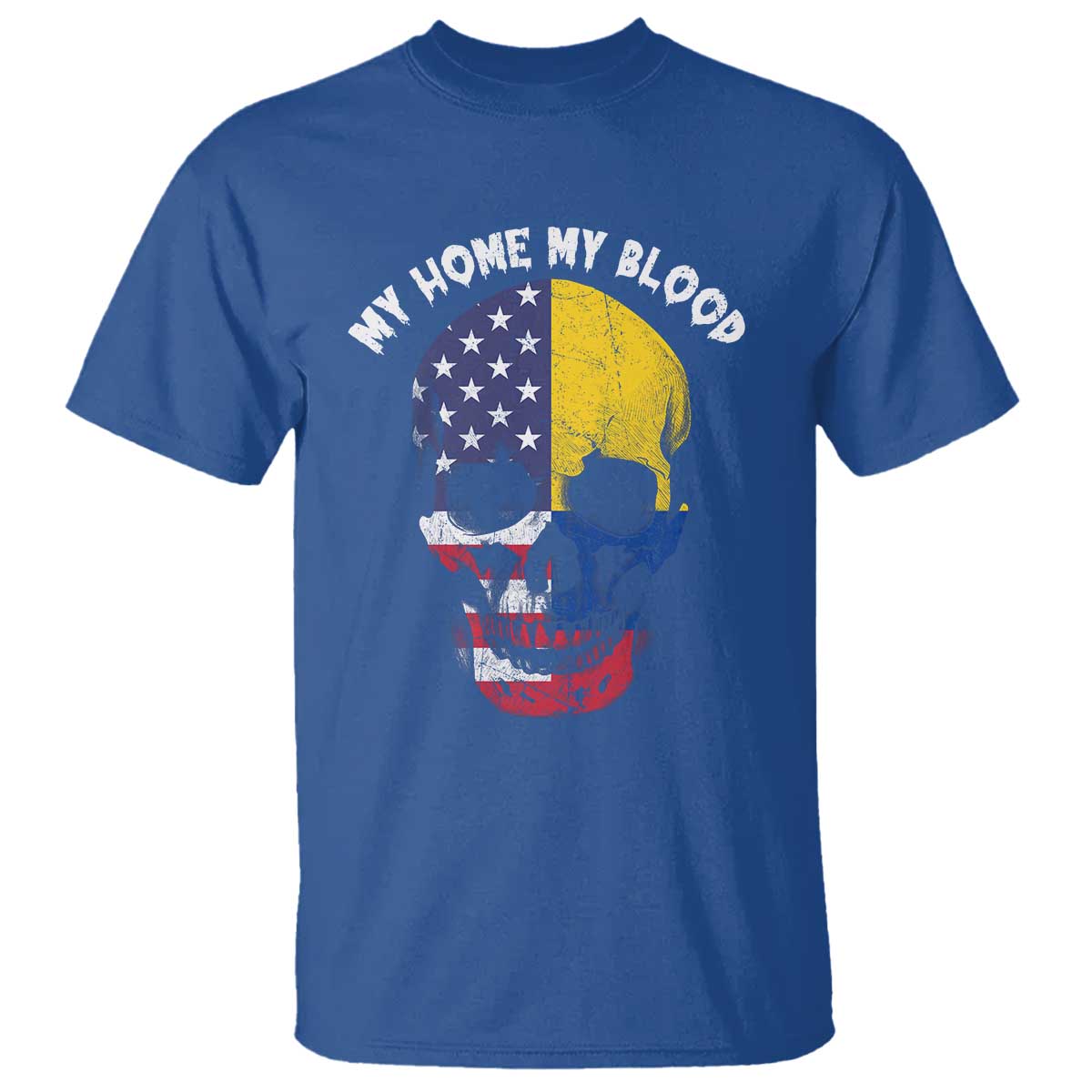 colombian-american-skull-t-shirt-my-home-my-blood-flags