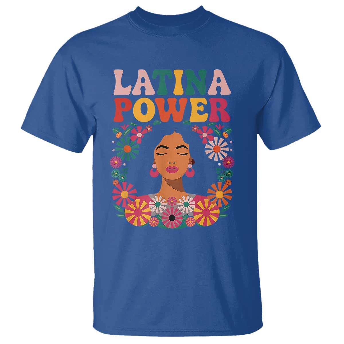 latina-power-t-shirt-floral-hispanic-heritage