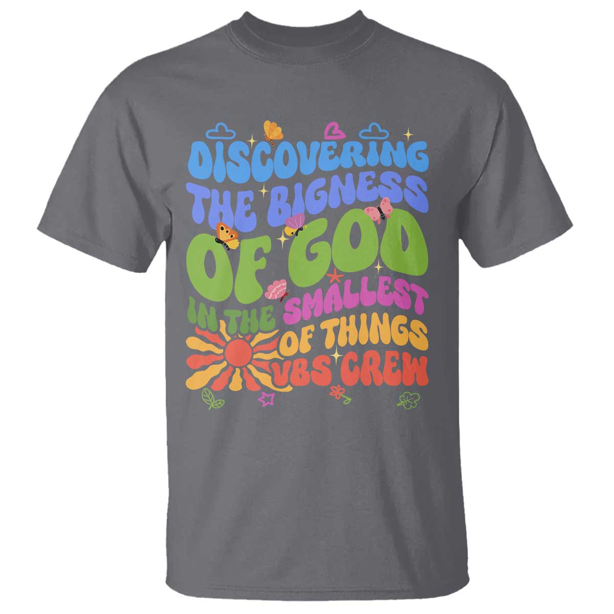 vbs-2025-t-shirt-discovering-the-bigness-of-god-in-the-smallest-of-things-retro-groovy
