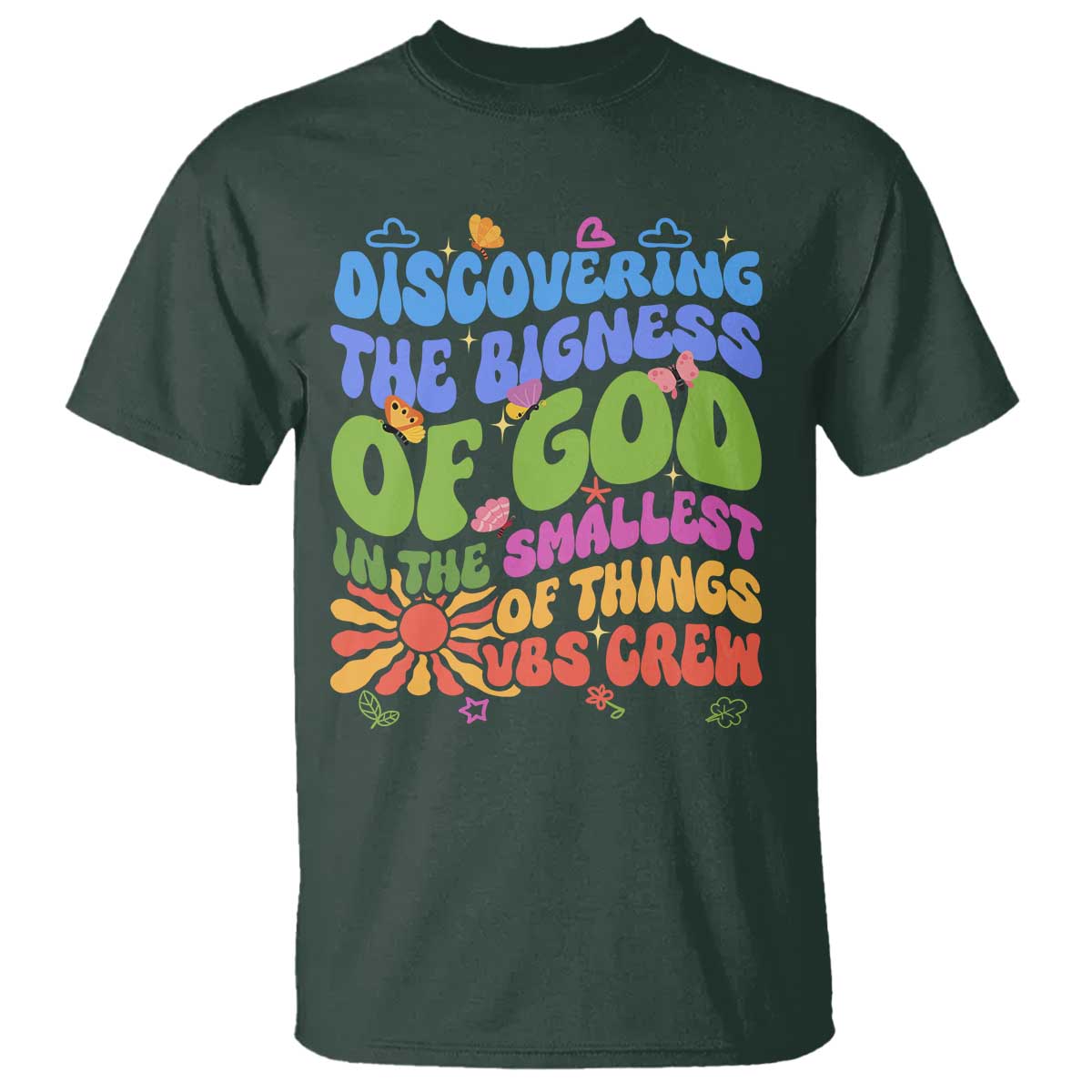 vbs-2025-t-shirt-discovering-the-bigness-of-god-in-the-smallest-of-things-retro-groovy