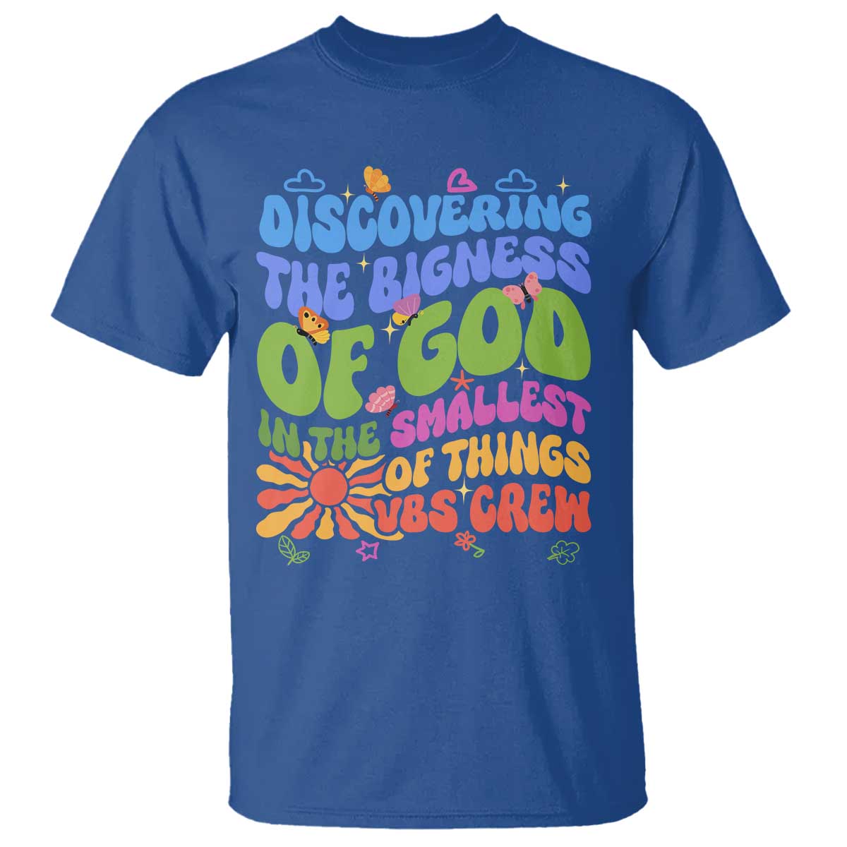 vbs-2025-t-shirt-discovering-the-bigness-of-god-in-the-smallest-of-things-retro-groovy