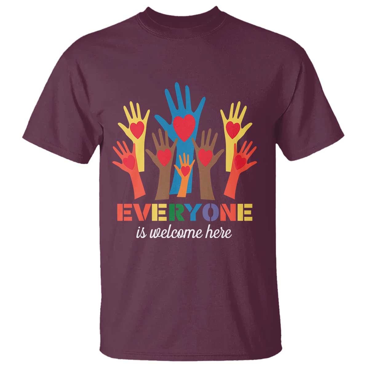 everyone-is-welcome-here-t-shirt-equality-rainbow-fist-hands