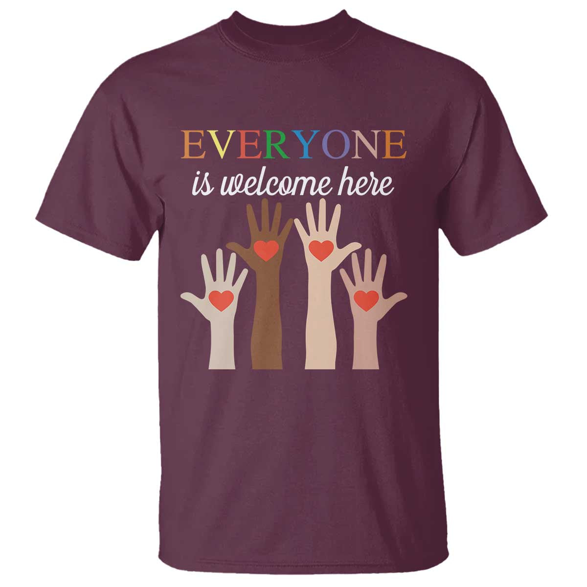 everyone-is-welcome-here-t-shirt-equality-fist-hands-hearts