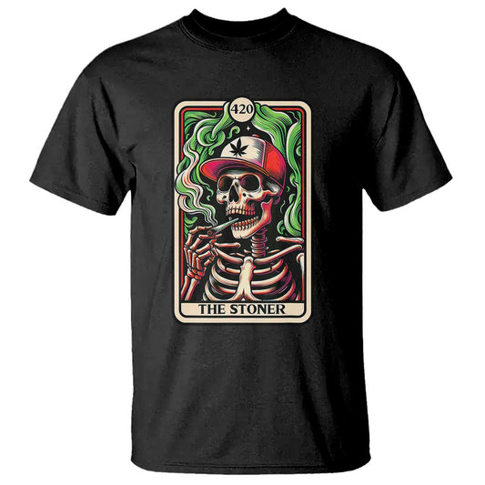 skeleton-420-the-stoner-t-shirt-retro-tarot-card-weed-lover-cannabis-trippy-vibes
