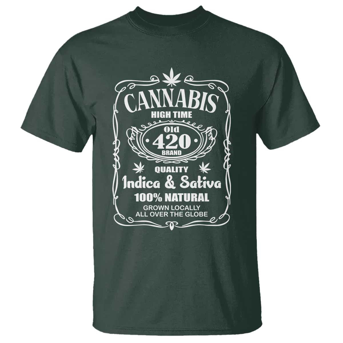 funny-cannabis-high-time-t-shirt-old-420-quality-indica-sativa-weed